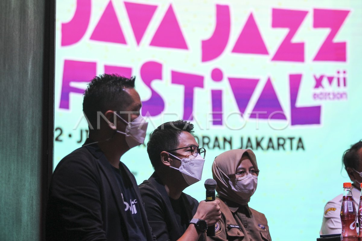 JUMPA PERS BNI JAVA JAZZ FESTIVAL 2022 | ANTARA Foto