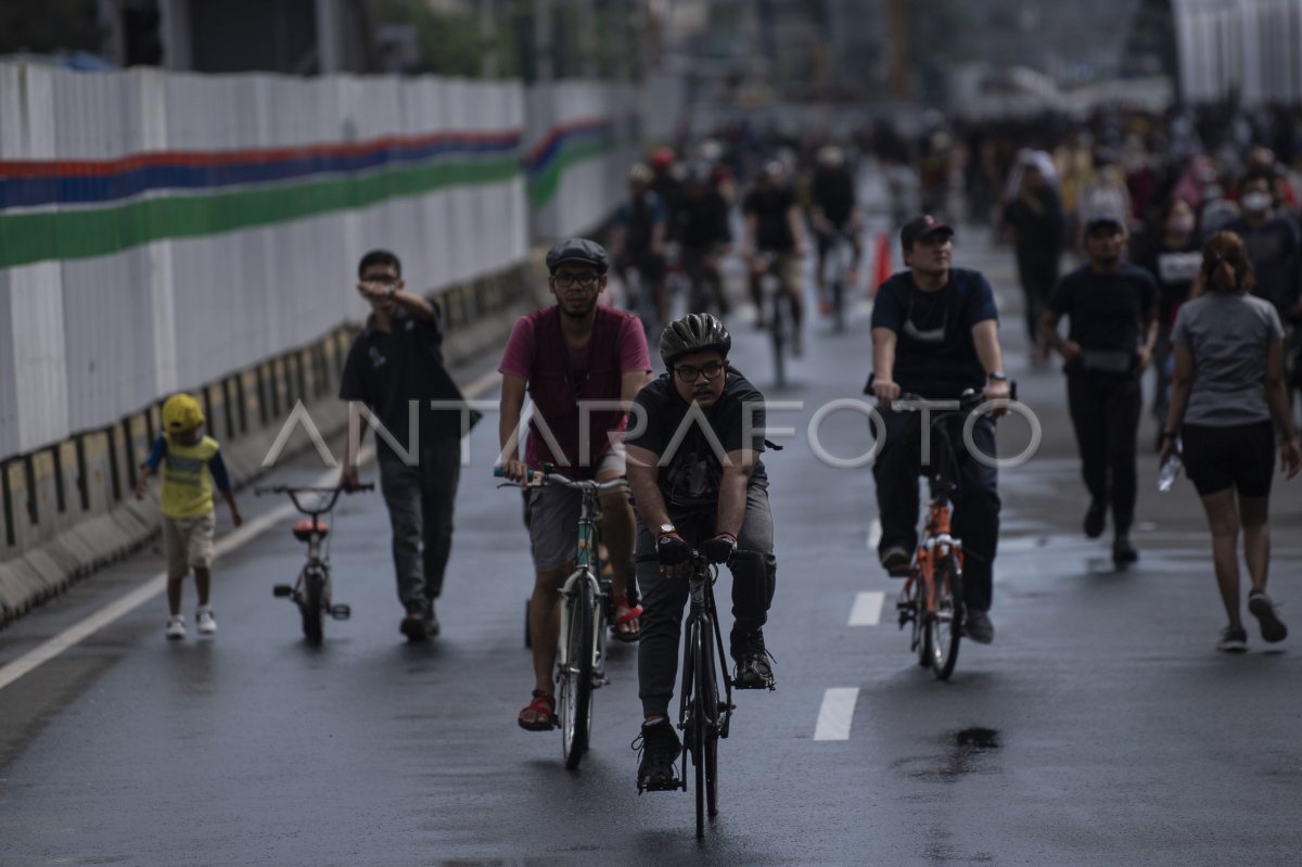 HARI BEBAS KENDARAAN BERMOTOR DI JAKARTA | ANTARA Foto