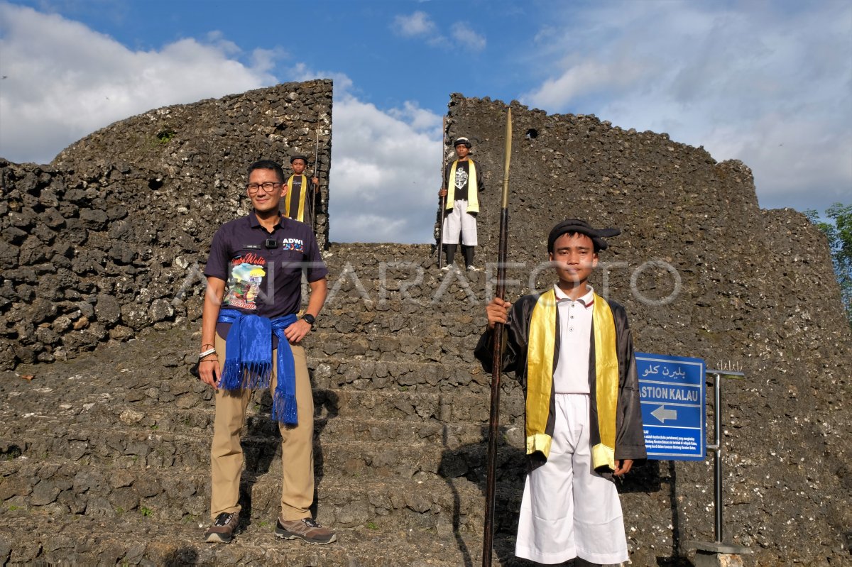 Kunjungan Sandiaga Uno Ke Benteng Keraton Buton Antara Foto