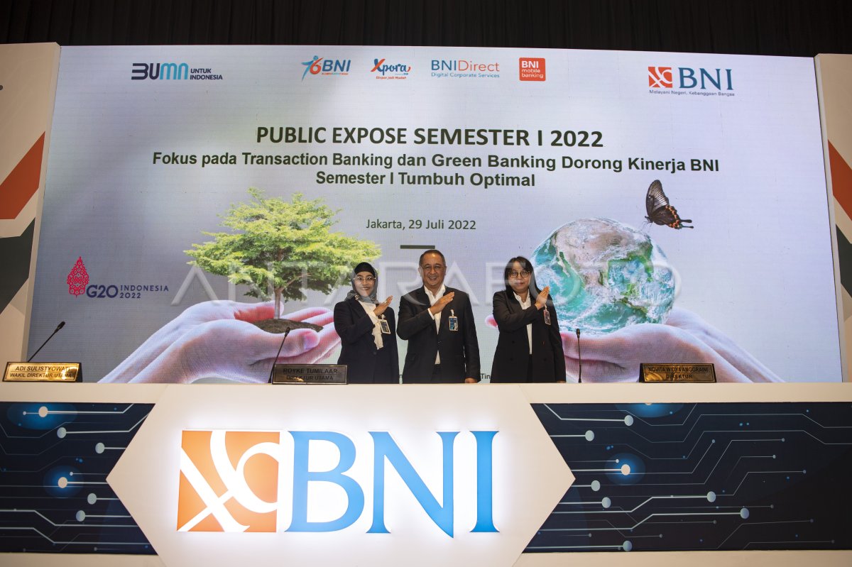 Pemaparan Kinerja Bank Bni Antara Foto