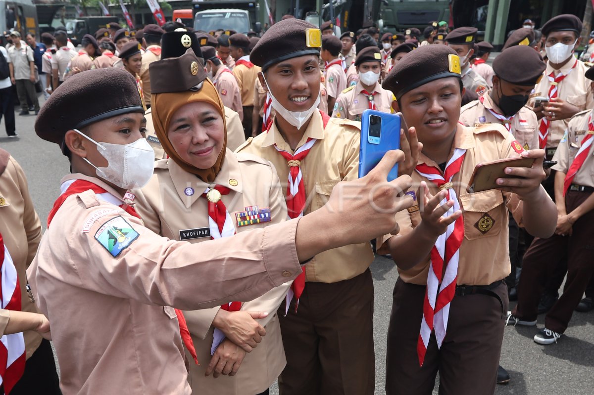 Apel Wawasan Kebangsaan Dan Bela Negara Kwarda Jatim Antara Foto