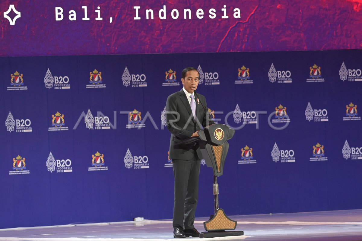 PENUTUPAN B20 SUMMIT INDONESIA 2022 | ANTARA Foto