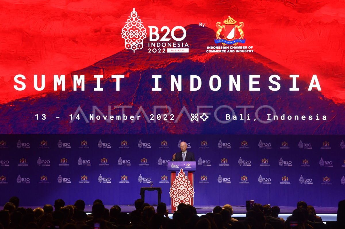 PLENO VIII B20 SUMMIT INDONESIA 2022 | ANTARA Foto