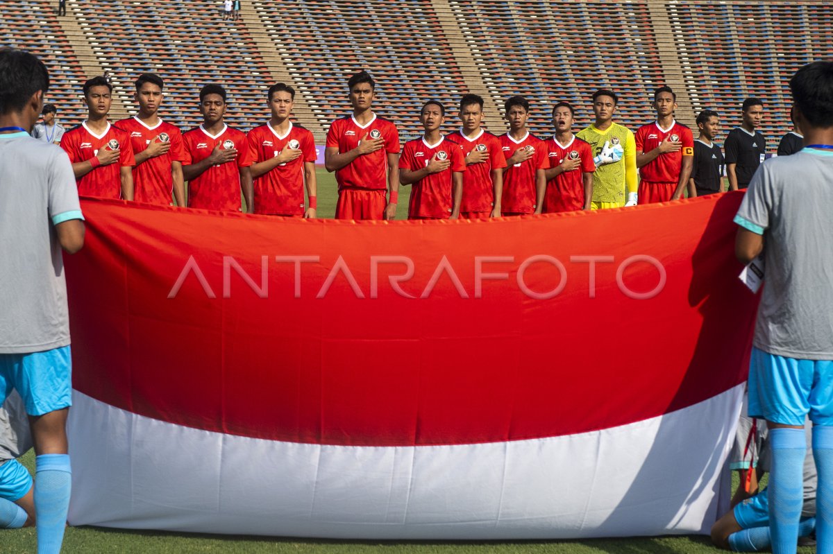 Laga Perdana Sepak Bola Sea Games Indonesia Lawan Filipina Antara Foto