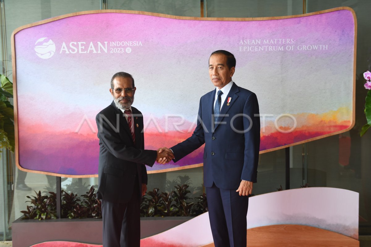 Bilateral Indonesia Dengan Timor Leste ANTARA Foto