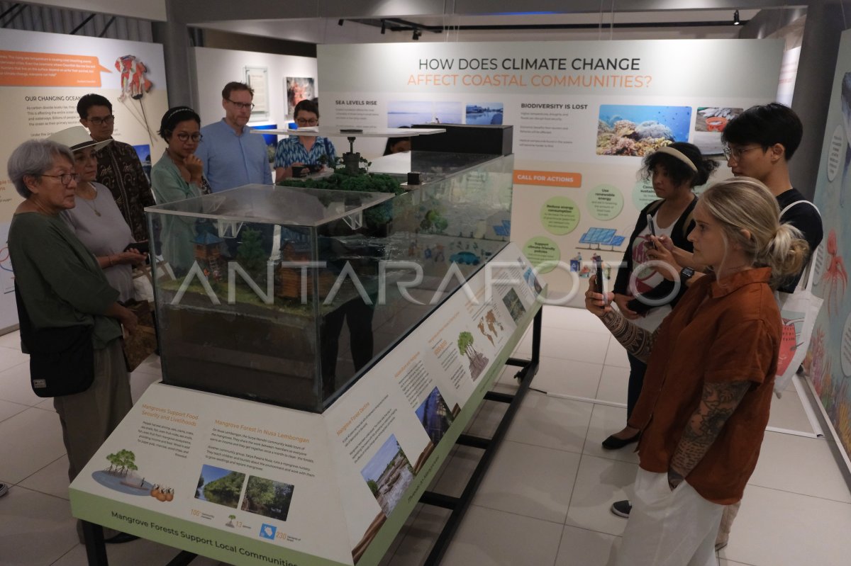 Peresmian ruang pameran bertema konservasi laut