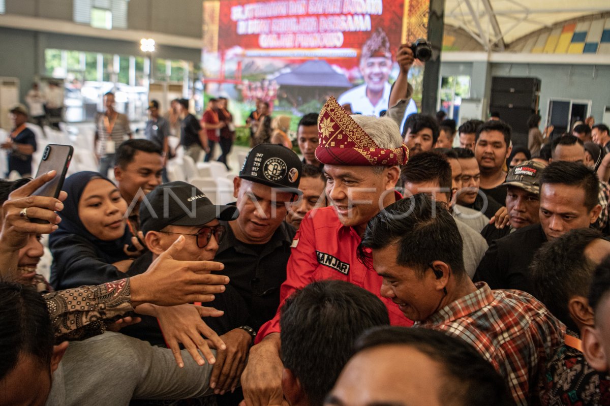 Silahturahmi dan safari budaya Ganjar Pranowo di Bumi Sriwijaya