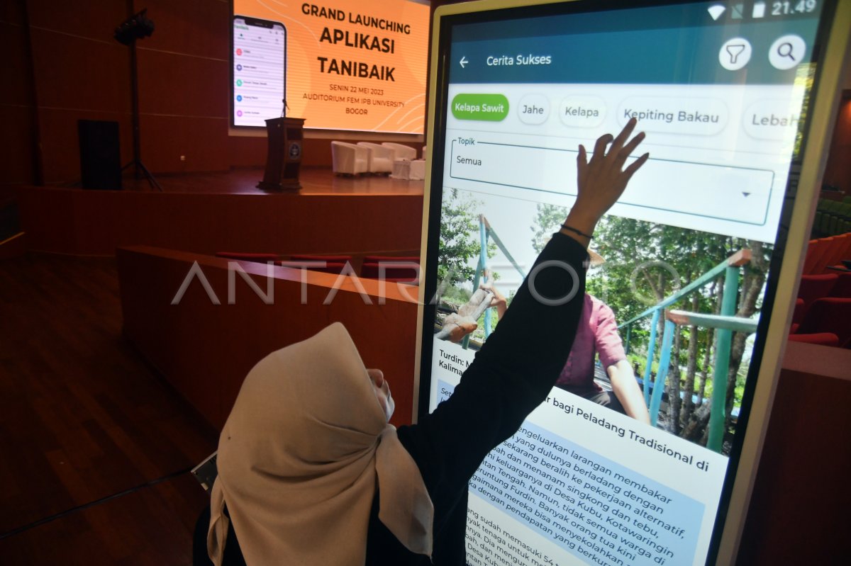 Penggunaan aplikasi Tanibaik di Kampus IPB University