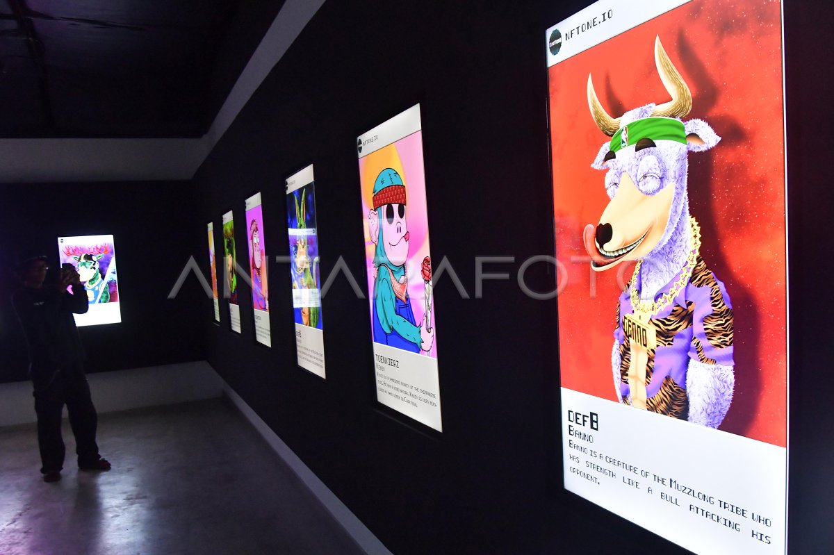 Pameran NFT digital art di Jakarta