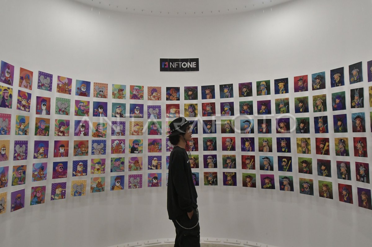 Pameran NFT digital art di Jakarta
