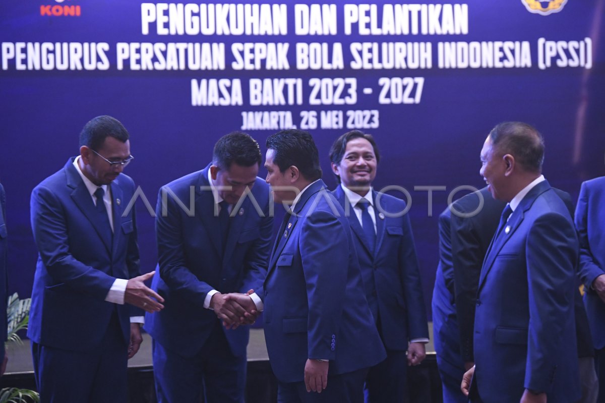 Pengukuhan dan pelantikan pengurus PSSI masa bakti 2023-2027