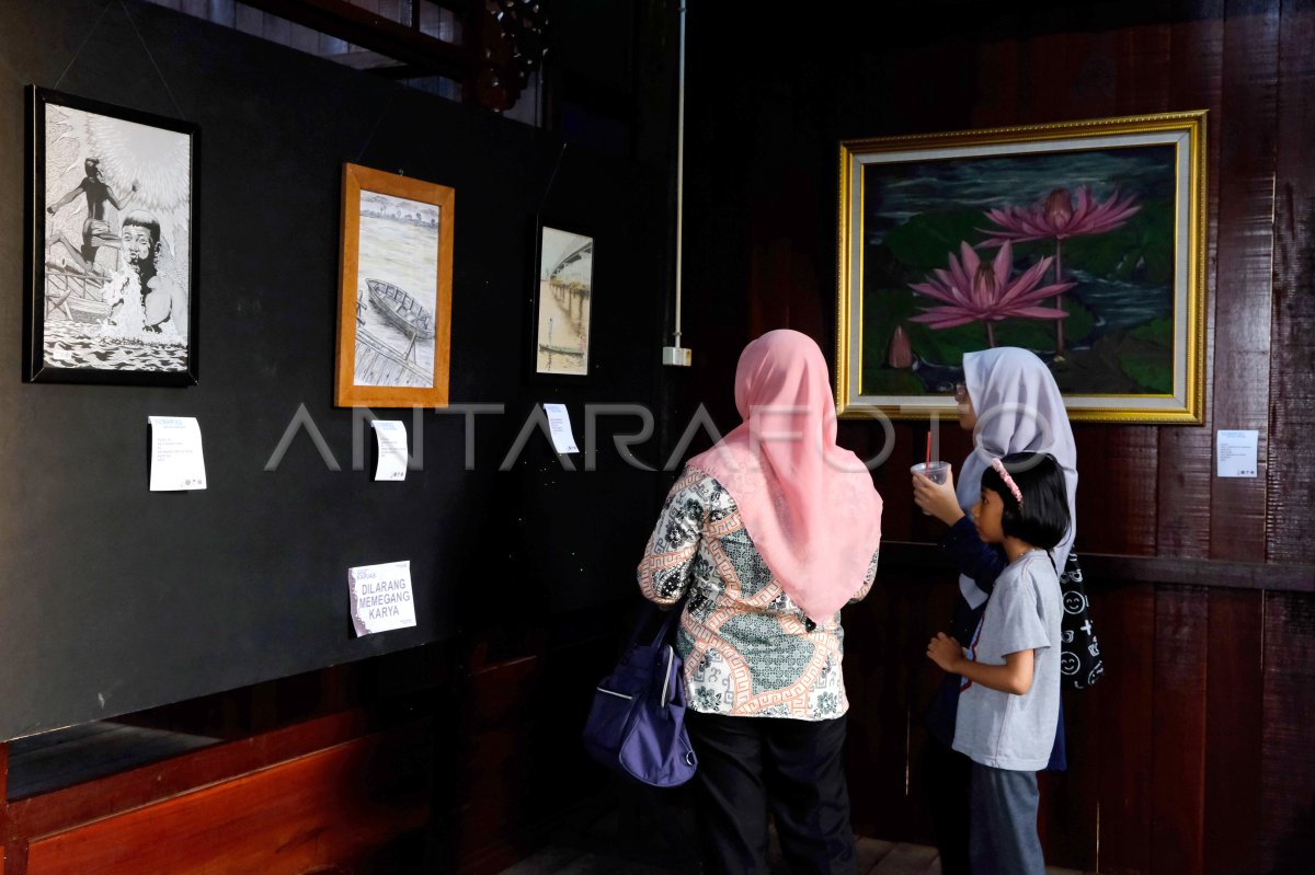 Pameran drawing Nafas Kapuas