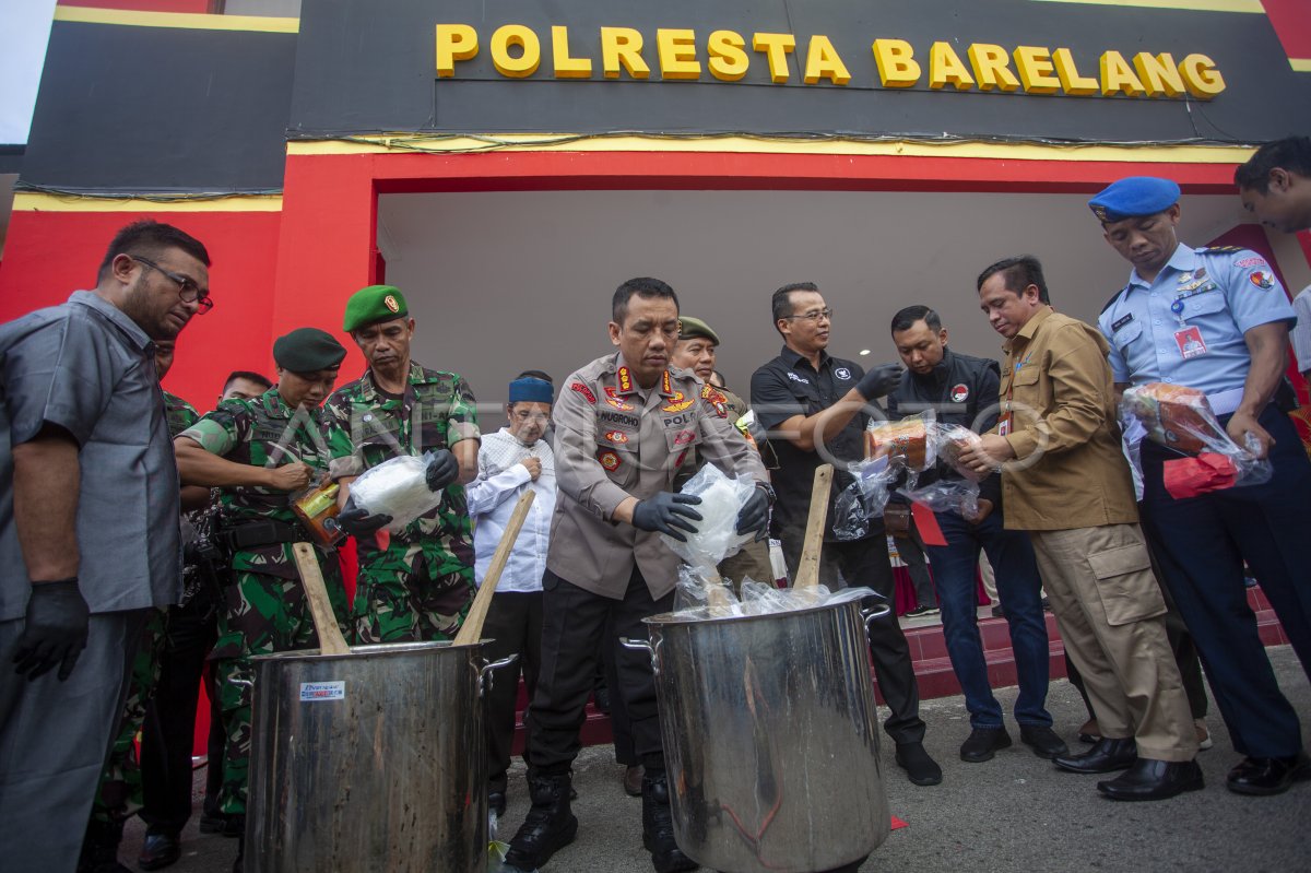 Polresta Barelang musnahkan barang bukti narkoba