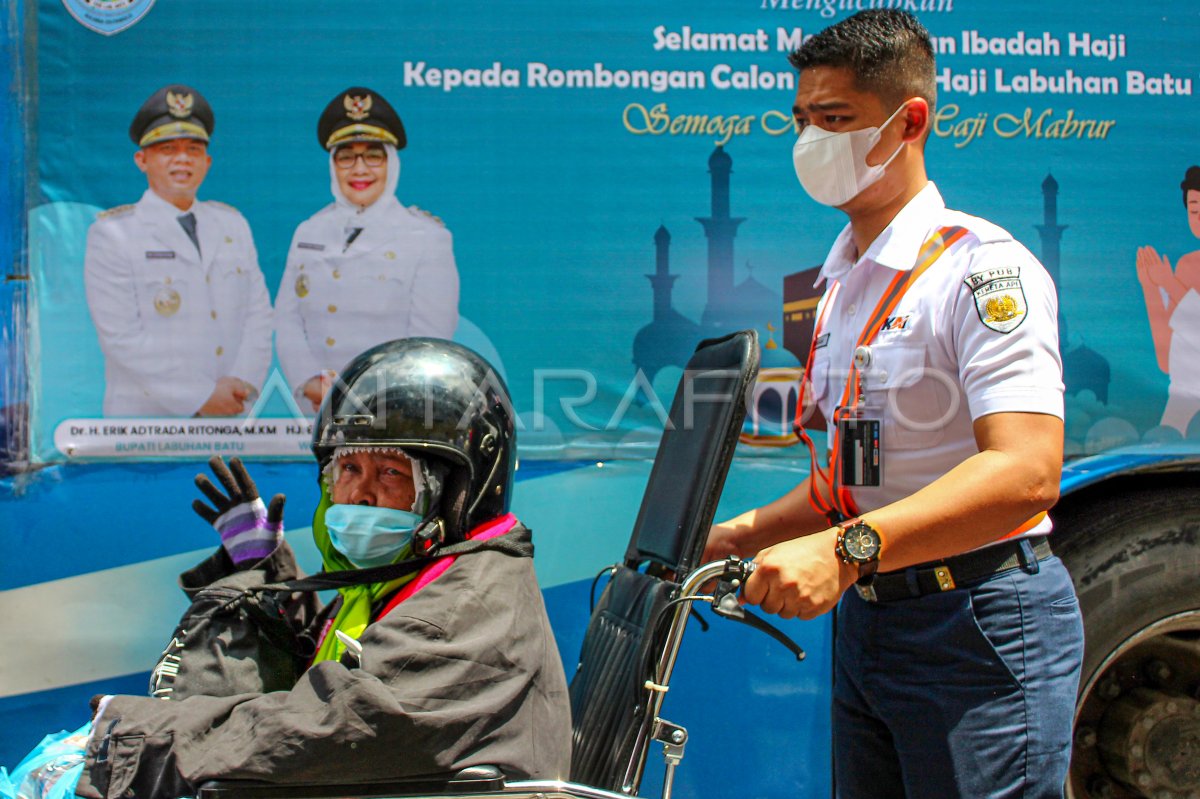 Kedatangan JCH di Stasiun Medan