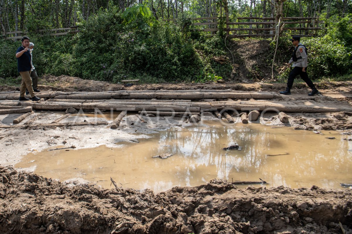 Gubernur Sumsel tinjau jalan rusak di Cengal Ogan Komering Ilir