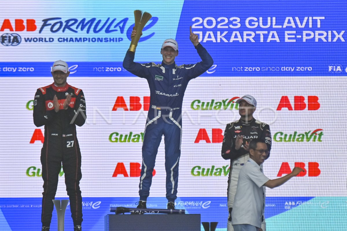 Maximilian Gunther juara seri ke-11 Formula E 2023 Jakarta