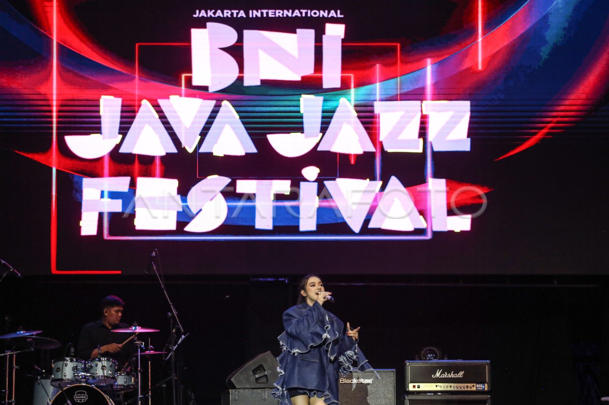 Penampilan Lyodra Di BNI Java Jazz 2023 | ANTARA Foto