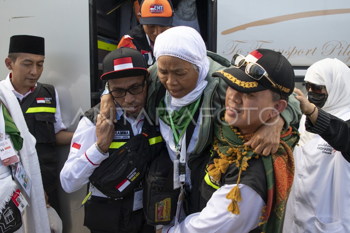 Calon haji gelombang kedua tiba di Mekah | ANTARA Foto