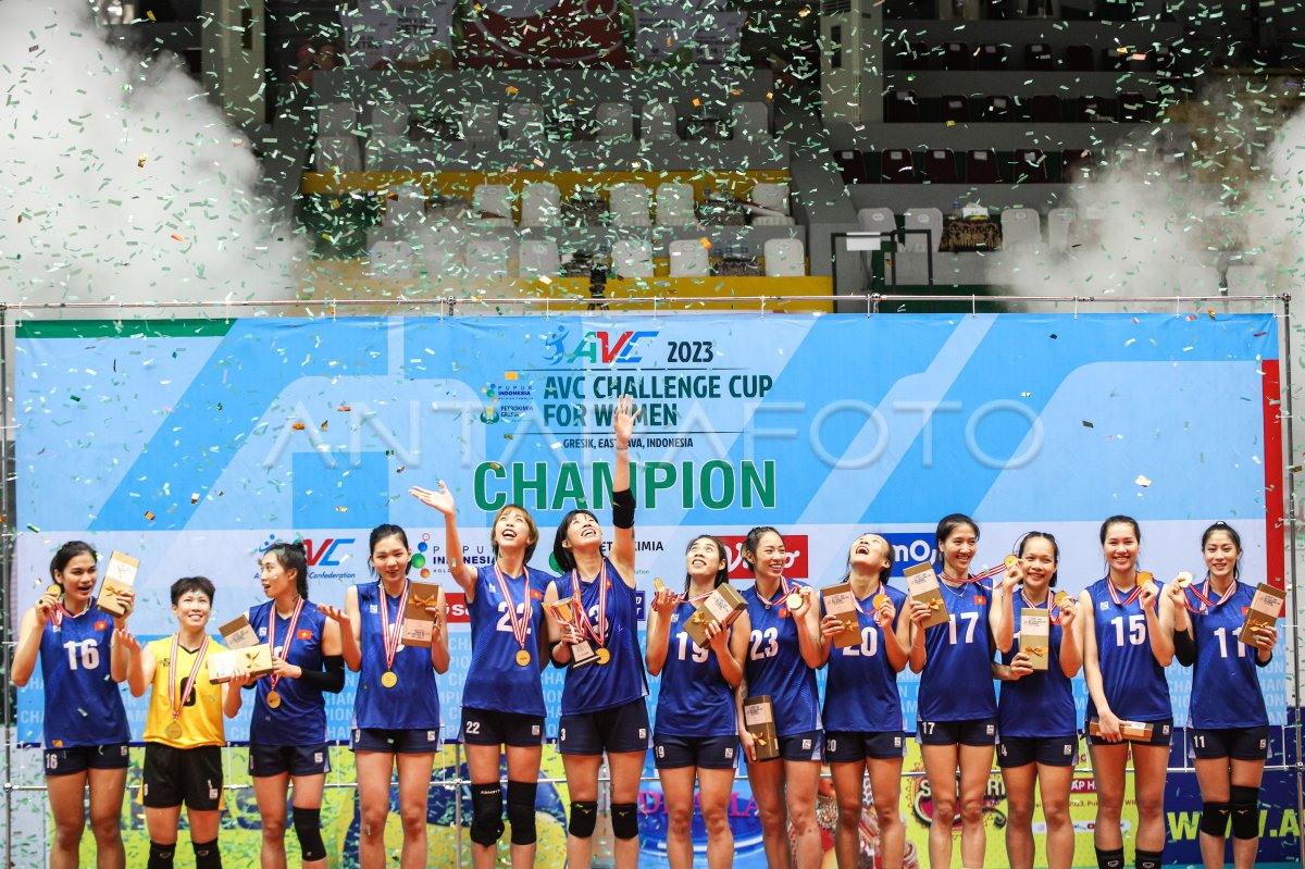 Vietnam Juara AVC Challenge Cup ANTARA Foto