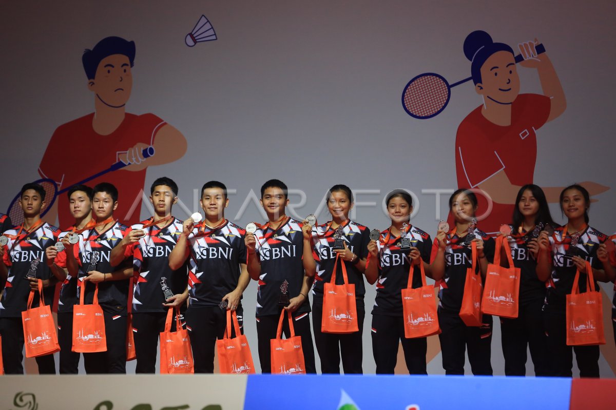 Indonesia juara dua beregu campuran Badminton Asia Junior Championships