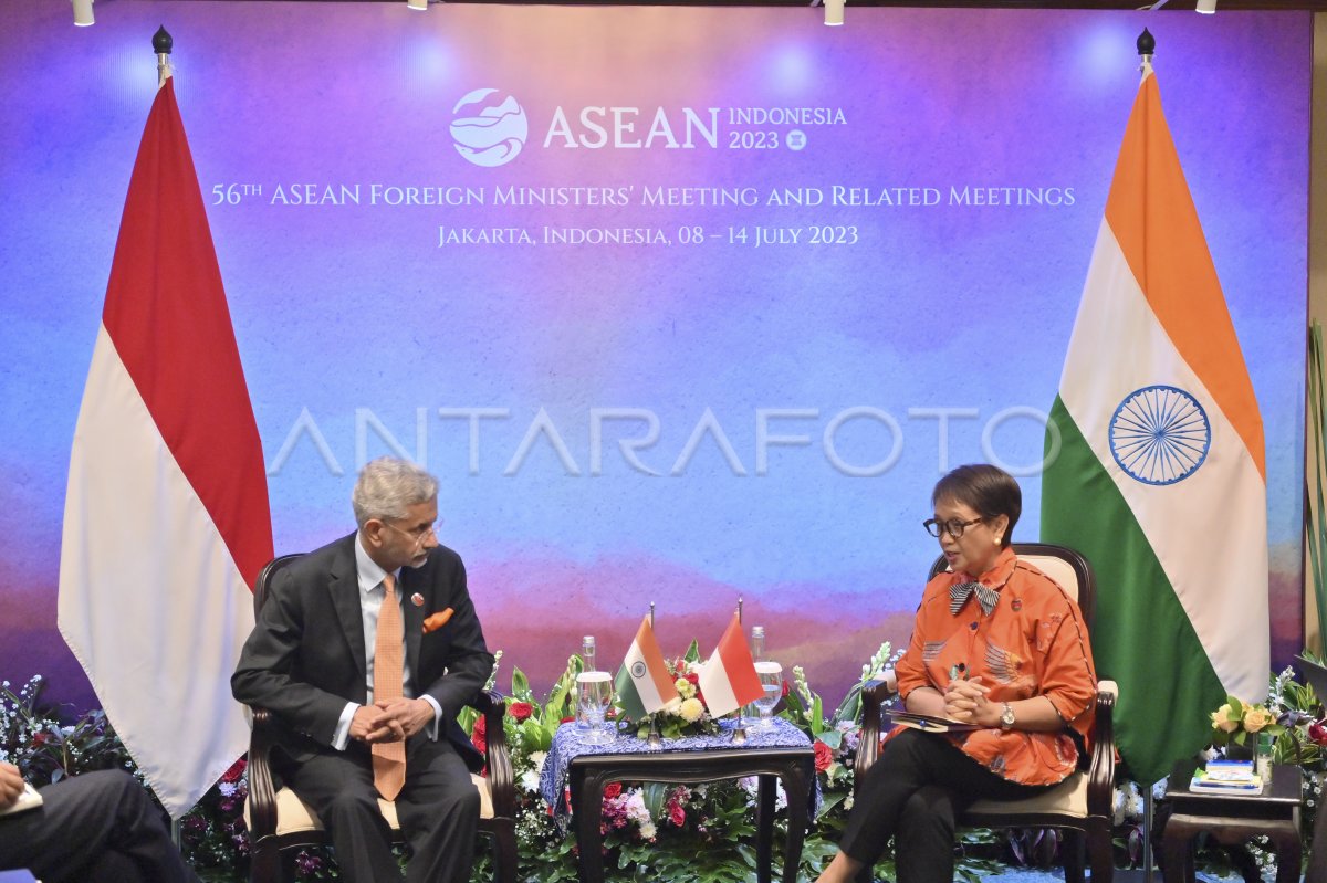 Pertemuan Bilateral Indonesia-India | ANTARA Foto