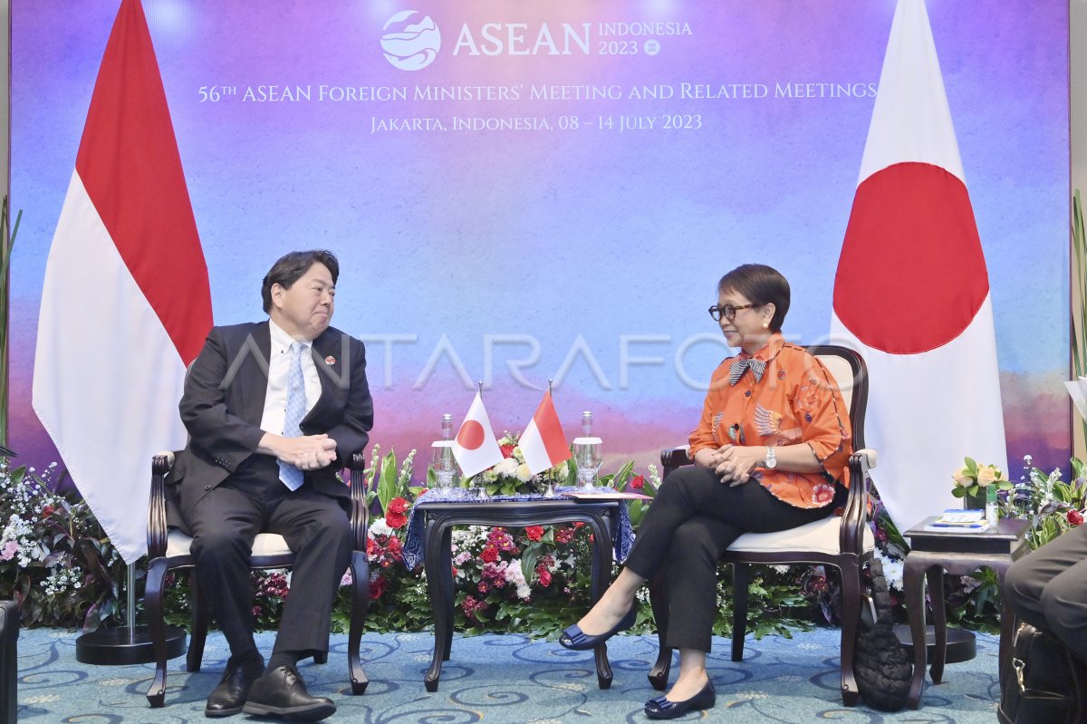 Pertemuan Bilateral Indonesia-Jepang | ANTARA Foto