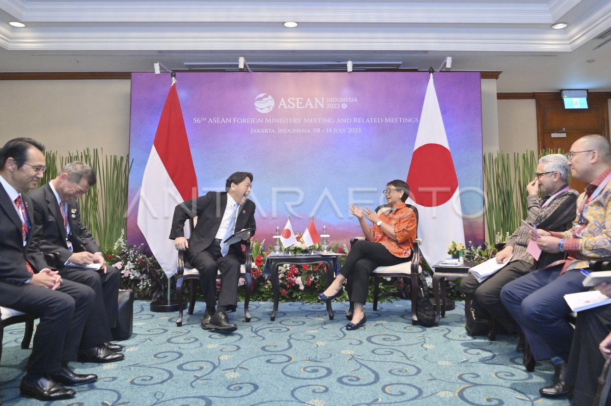 Pertemuan Bilateral Indonesia-Jepang | ANTARA Foto