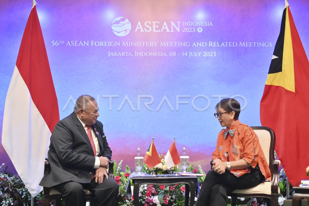 Pertemuan Bilateral Indonesia-Timor Leste | ANTARA Foto