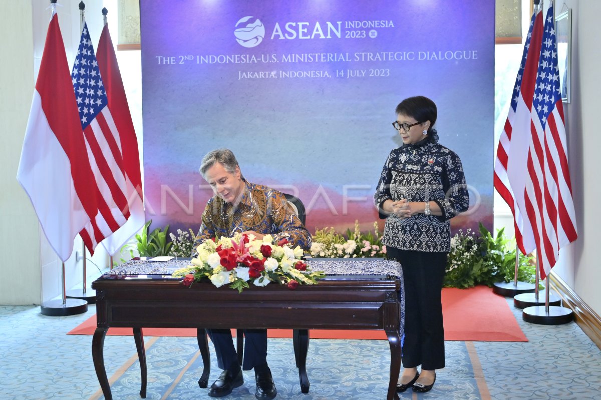 Pertemuan Bilateral Indonesia-Amerika Serikat | ANTARA Foto