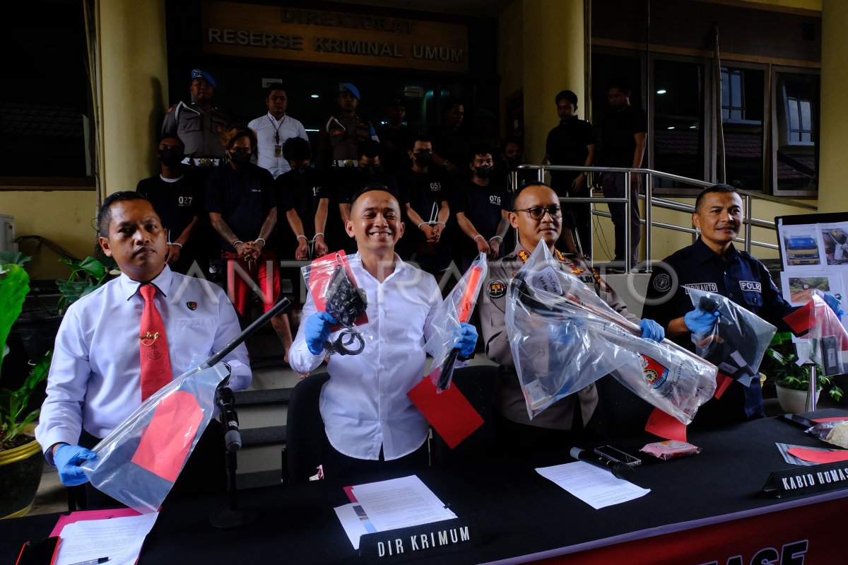Rilis kasus perampokan angkutan logistik di Pontianak