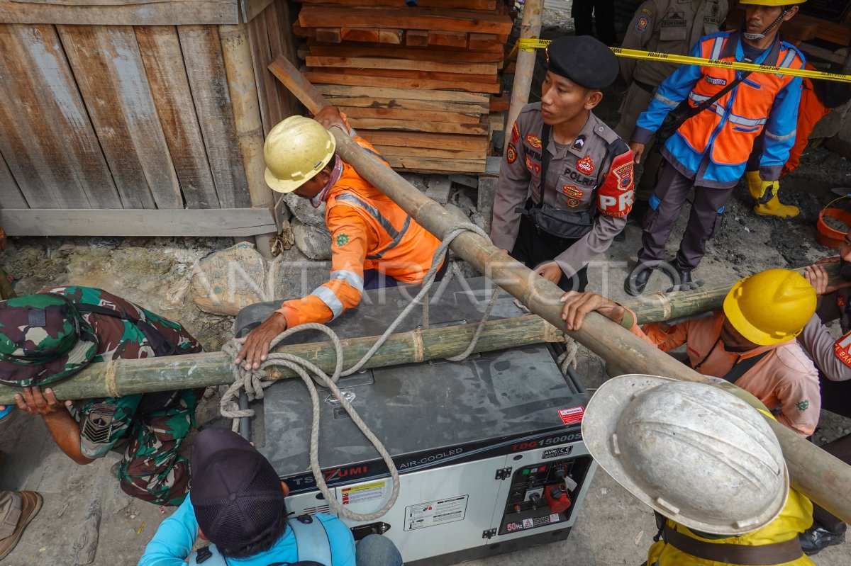 Penutupan Operasi SAR Penambang Emas Yang Terjebak | ANTARA Foto