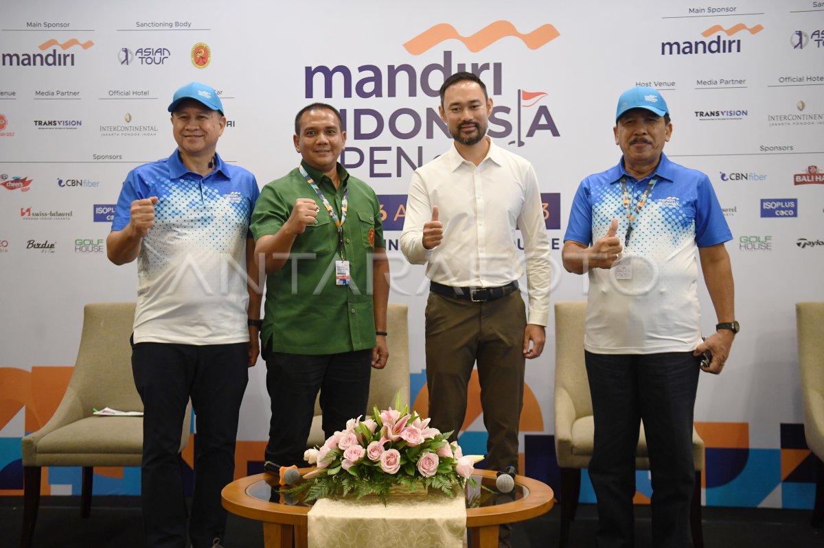 Turnamen golf Mandiri Indonesia Open 2023 ANTARA Foto