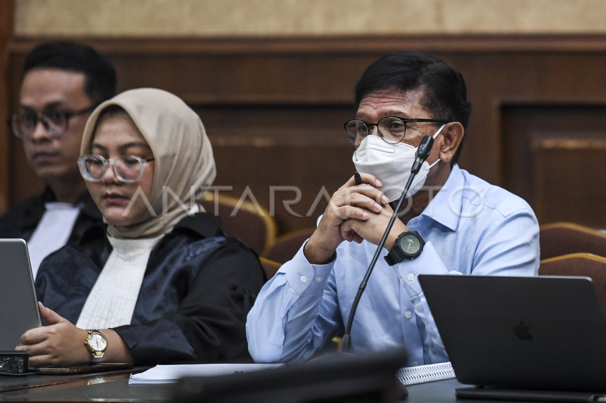 Sidang Lanjutan Korupsi BTS BAKTI Kominfo | ANTARA Foto