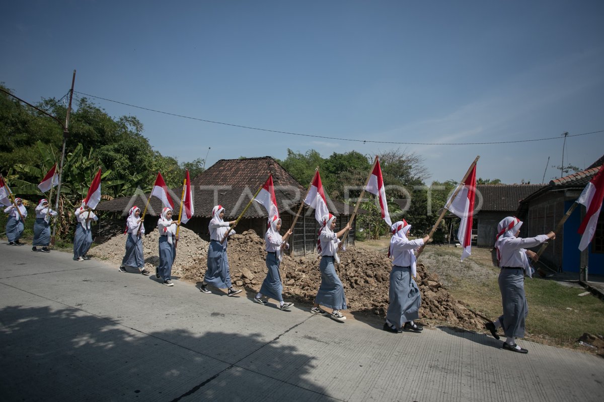 Pesta bendera pelajar SMK di Sragen