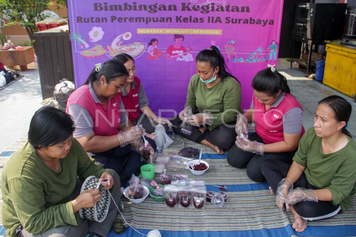 Bimbingan Kegiatan Bagi Warga Binaan | ANTARA Foto