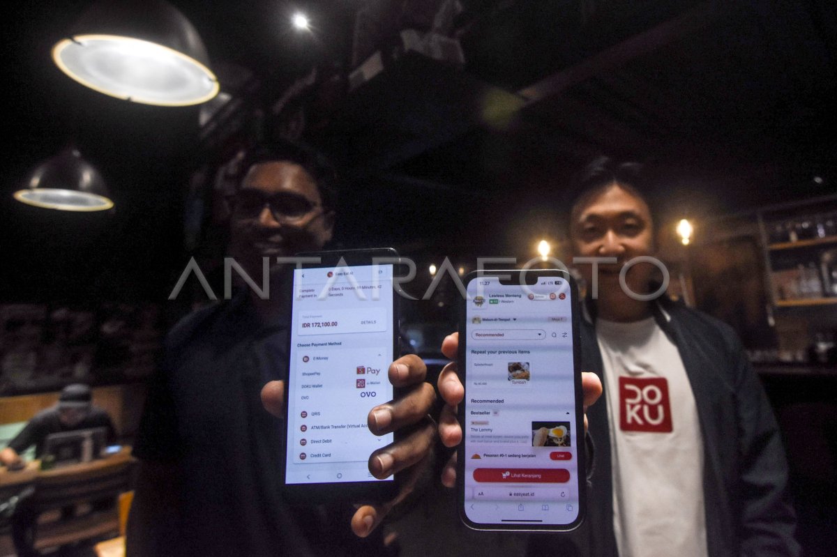 Kolaborasi transaksi digital DOKU - EasyEat