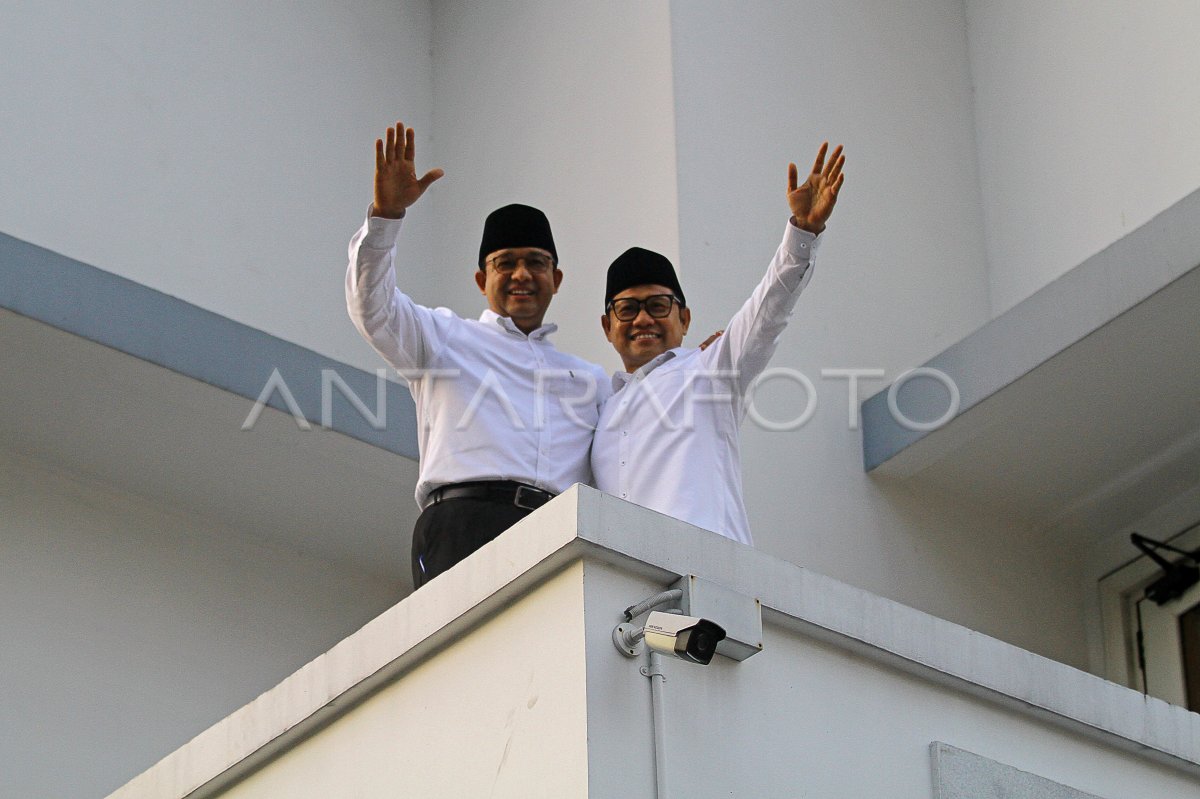 Deklarasi Anies Baswedan-Muhaimin Iskandar | ANTARA Foto