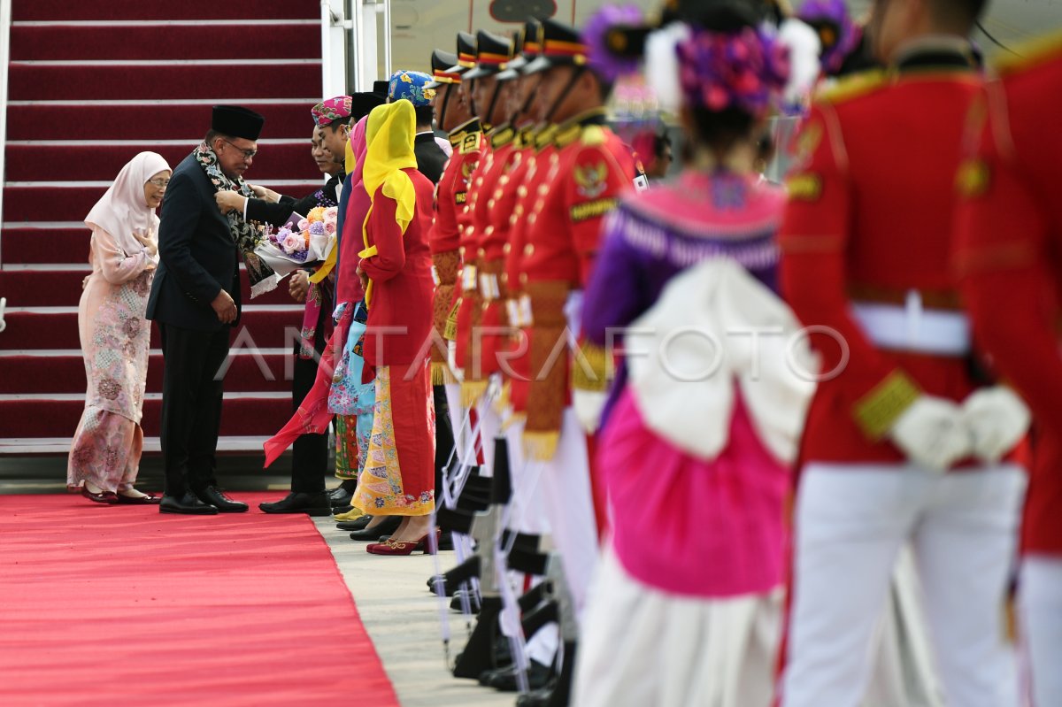 PM Malaysia Anwar Ibrahim tiba di Indonesia
