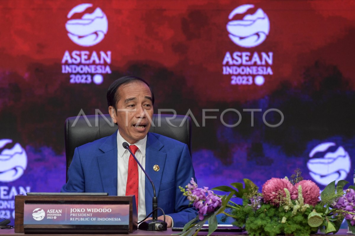Konferensi pers penutupan KTT ke-43 ASEAN 2023
