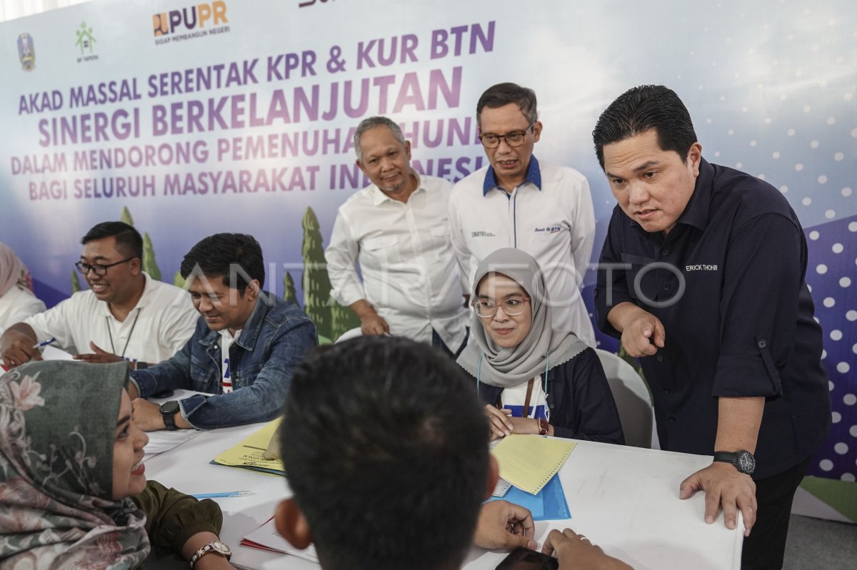 Akad massal serentak KPR dan KUR BTN