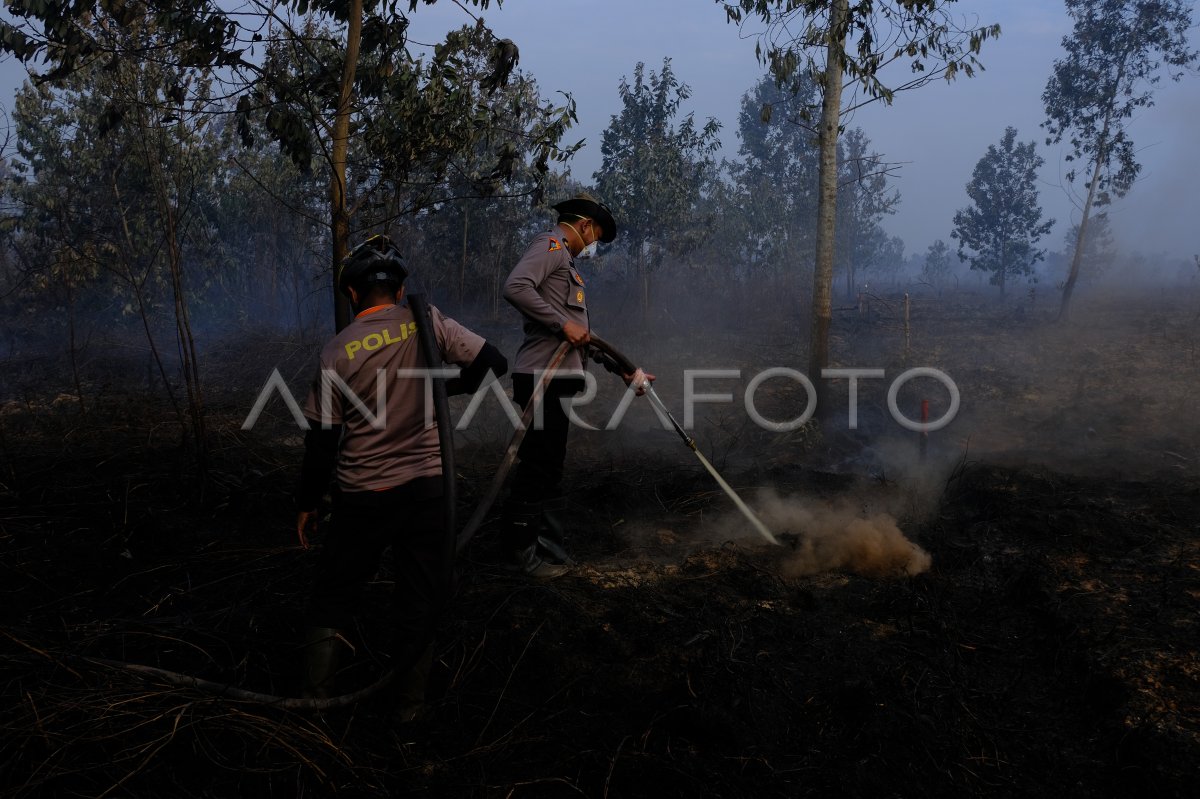 Sebaran titik panas Kalimantan Barat