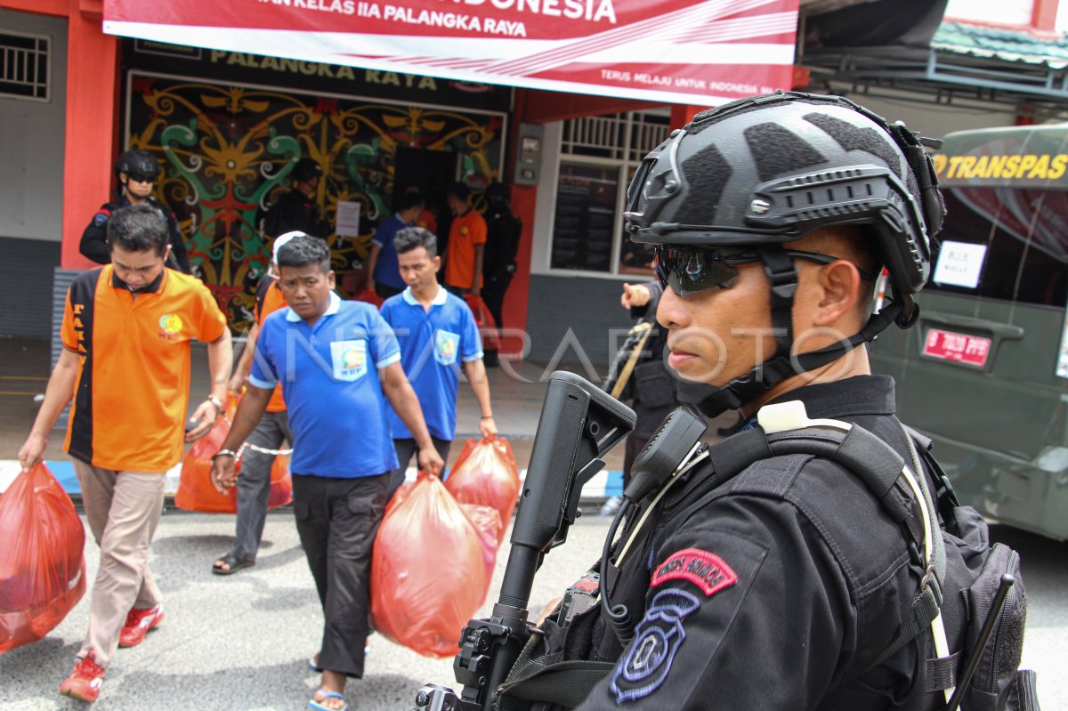 Pemindahan warga binaan pemasyarakatan Palangka Raya