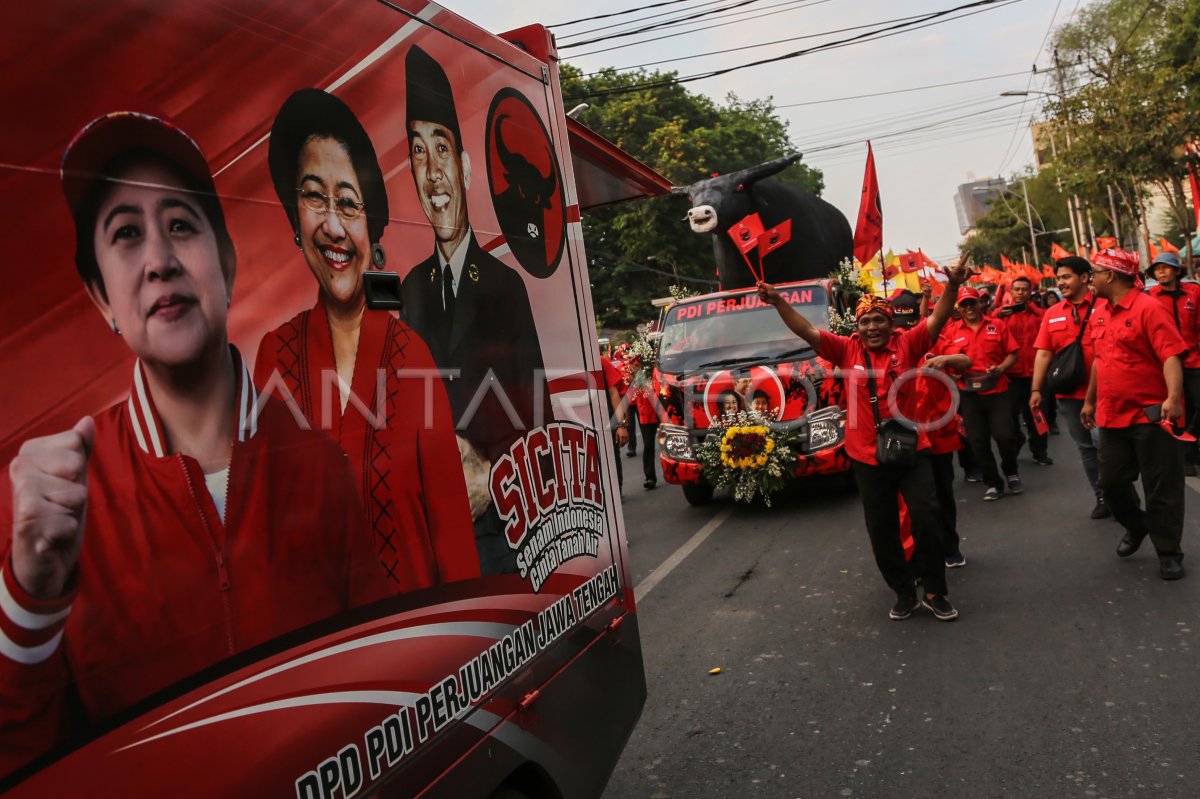 Kirab Pemilu 2024 di Semarang