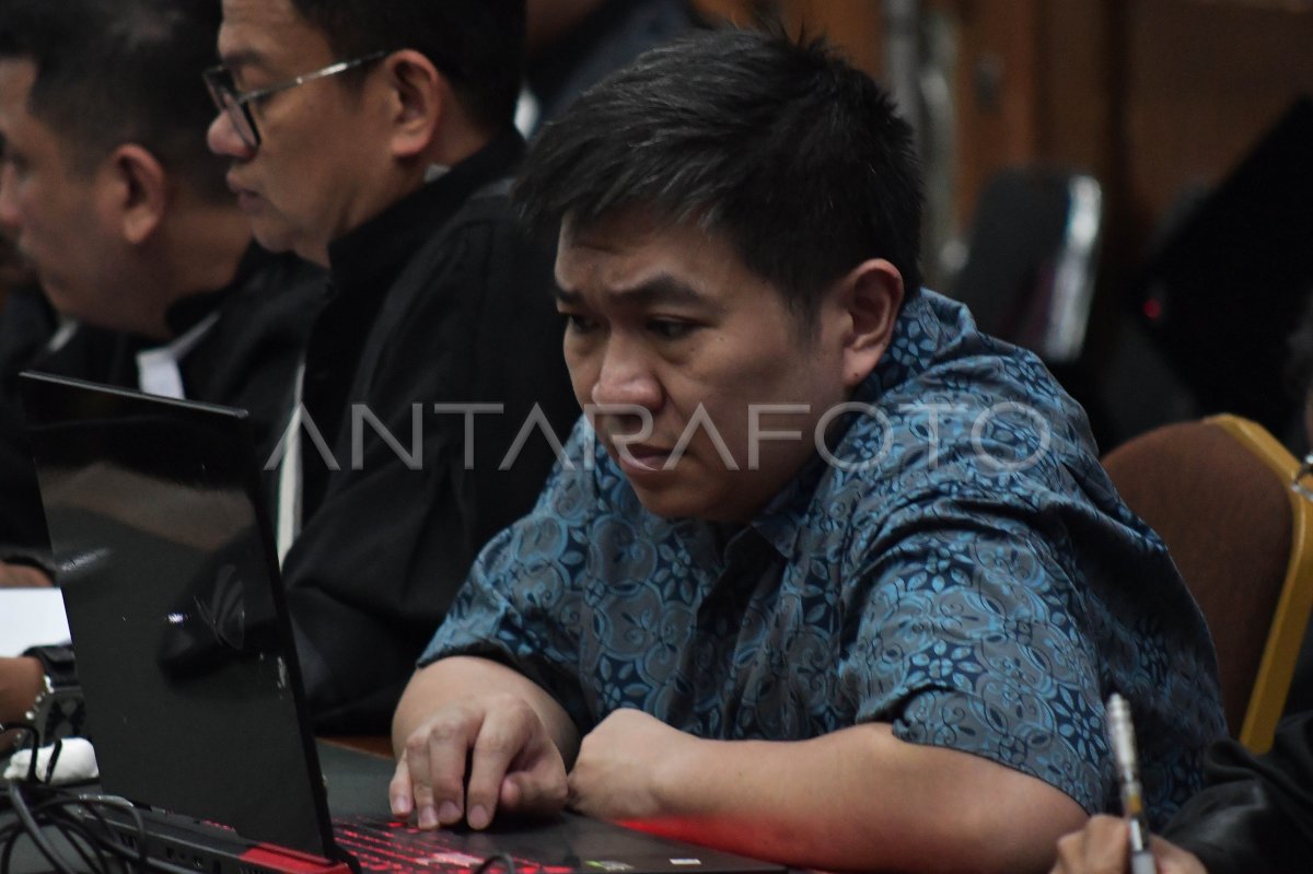 Sidang Lanjutan Kasus Korupsi BTS 4G BAKTI Kominfo | ANTARA Foto