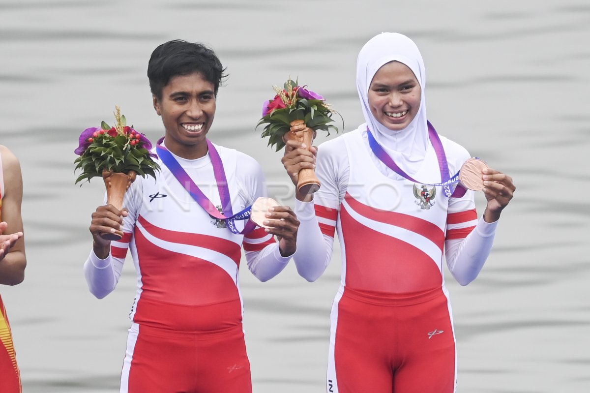 Medali Pertama Indonesia Asian Games 2022 Antara Foto