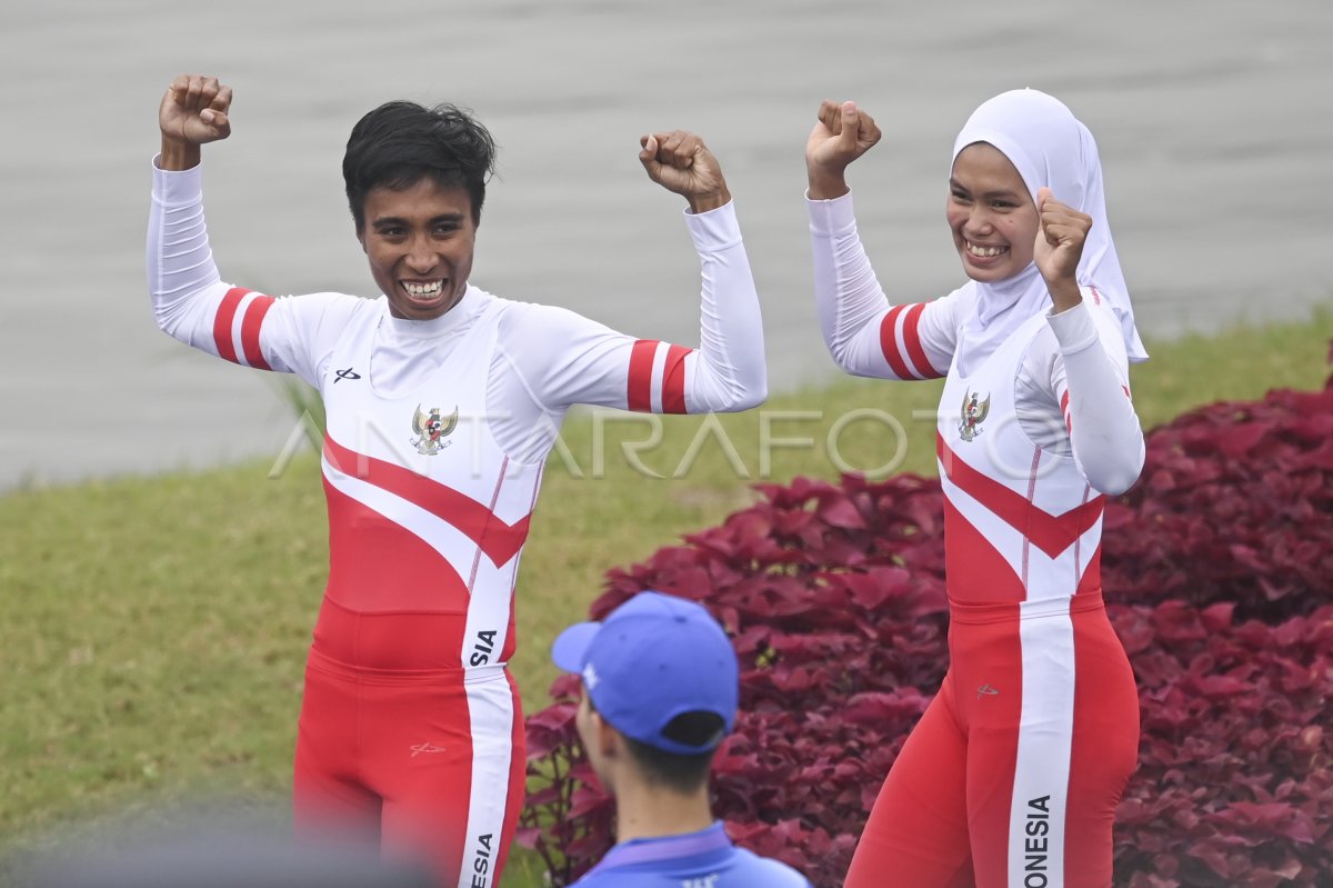 Medali Pertama Indonesia Asian Games 2022 Antara Foto