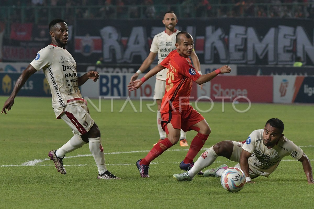 Persija Jakarta bermain imbang dengan Bali United Fc