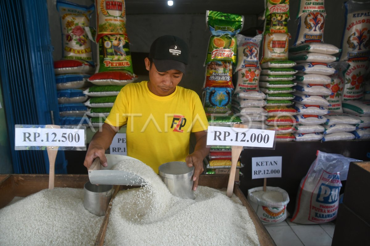 Kenaikan Harga Beras Di Sejumlah Daerah Antara Foto