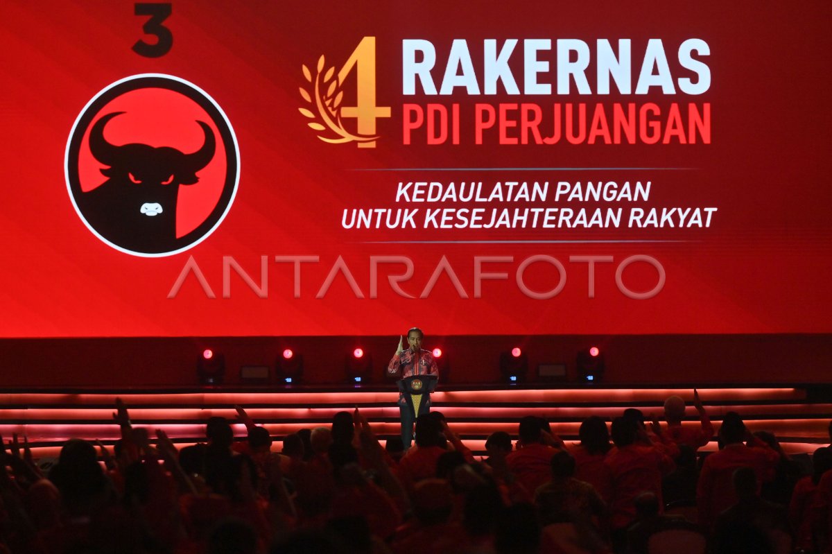 Pembukaan Rakernas PDI Perjuangan | ANTARA Foto