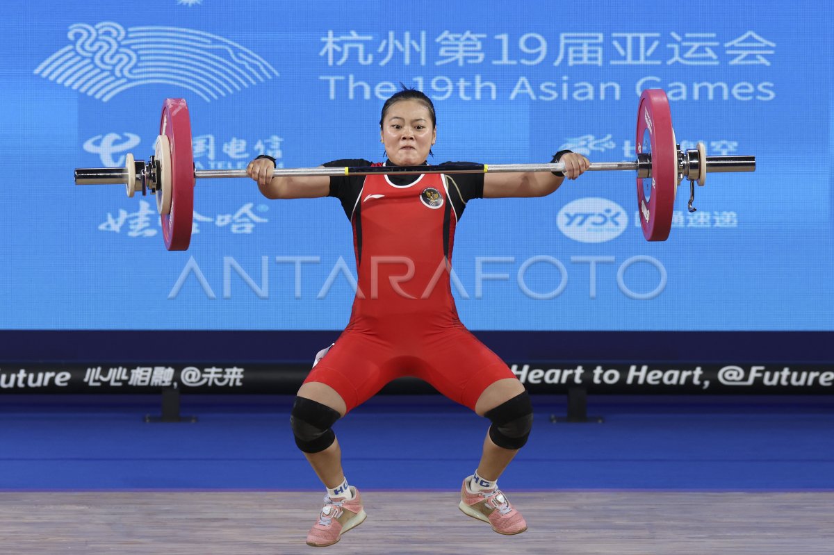 Angkat Besi Putri 55 Kilogram Asian Games 2022 Antara Foto